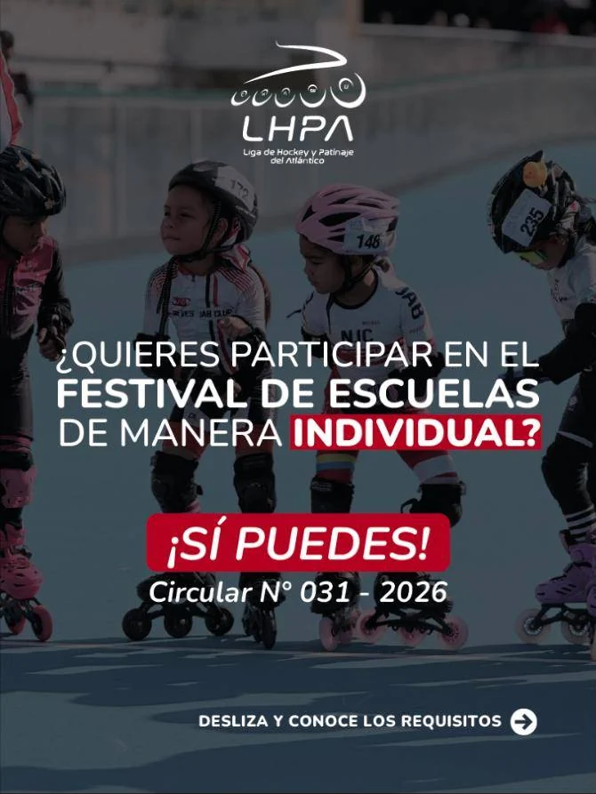 Portada de carrusel sobre la inscripción individual al festival